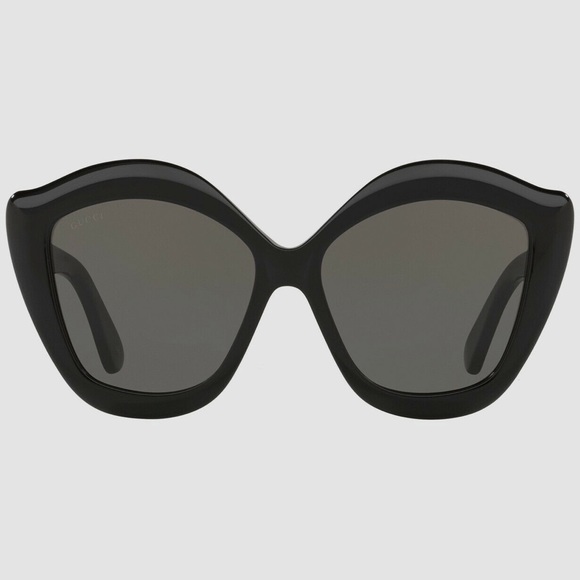 Authentic Gucci GG0117S 001 Women Black Plastic Sunglasses Shades 53/15/140 - Picture 3 of 13